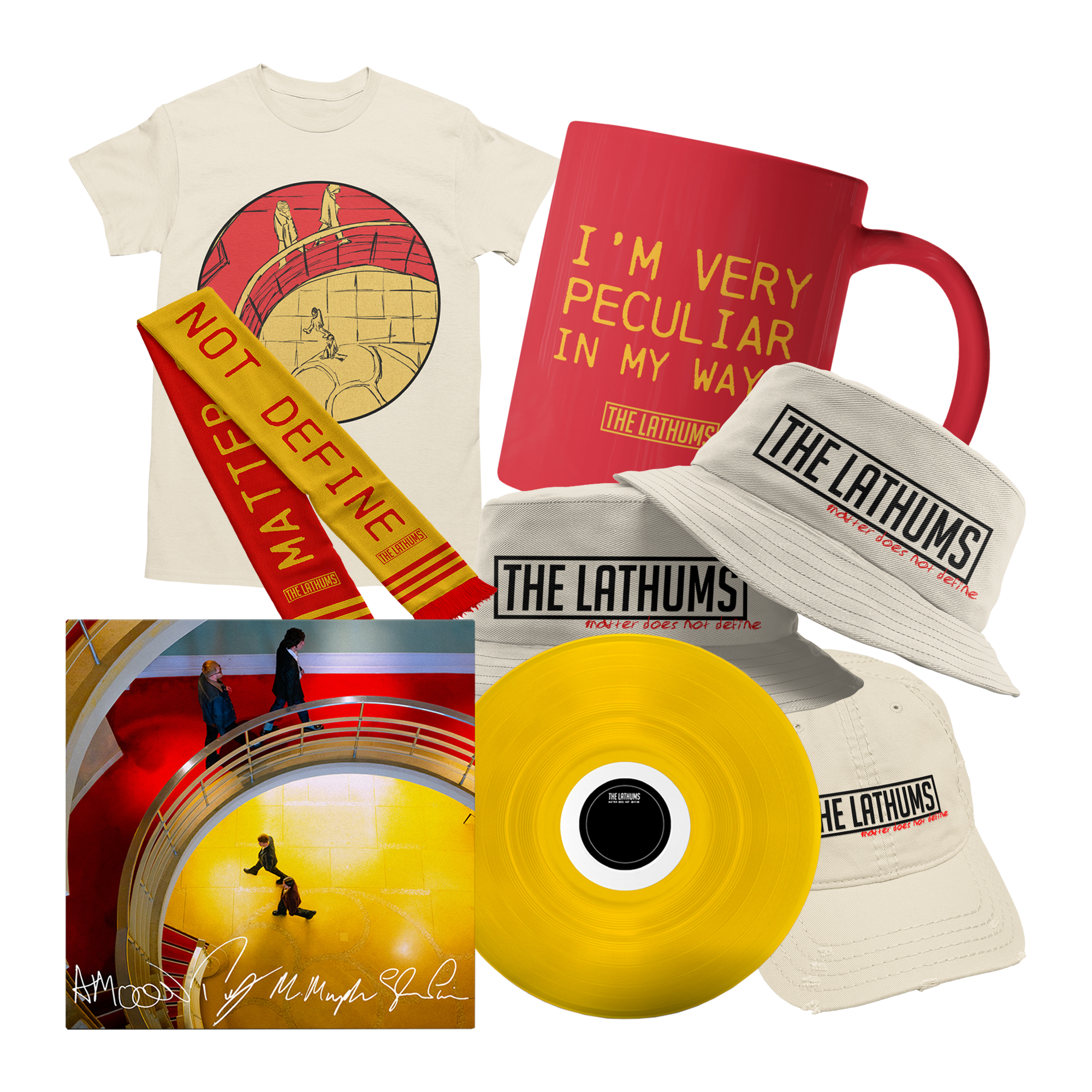 Matter Does Not Define: Signed Artist Store Exclusive Yellow Vinyl LP + All Merch Bundle