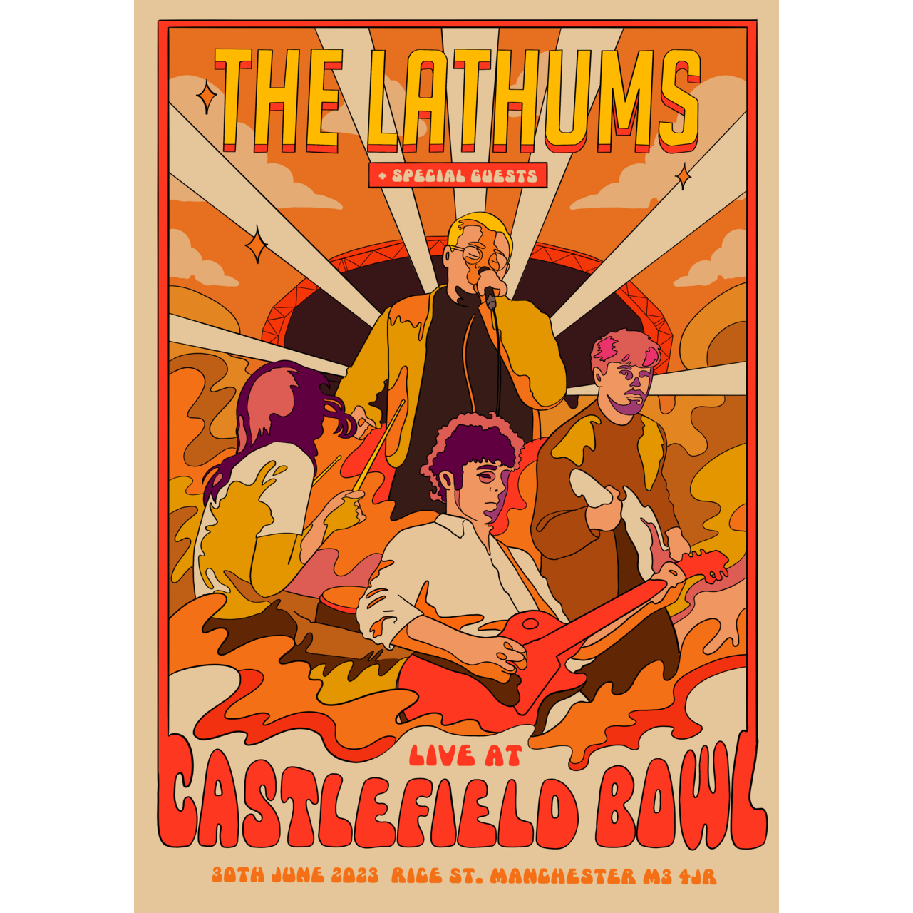 The Lathums - Castlefield Bowl: Limited Edition Numbered Print